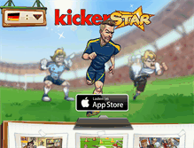 Tablet Screenshot of kickerstar.de