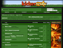 Tablet Screenshot of forum.kickerstar.de